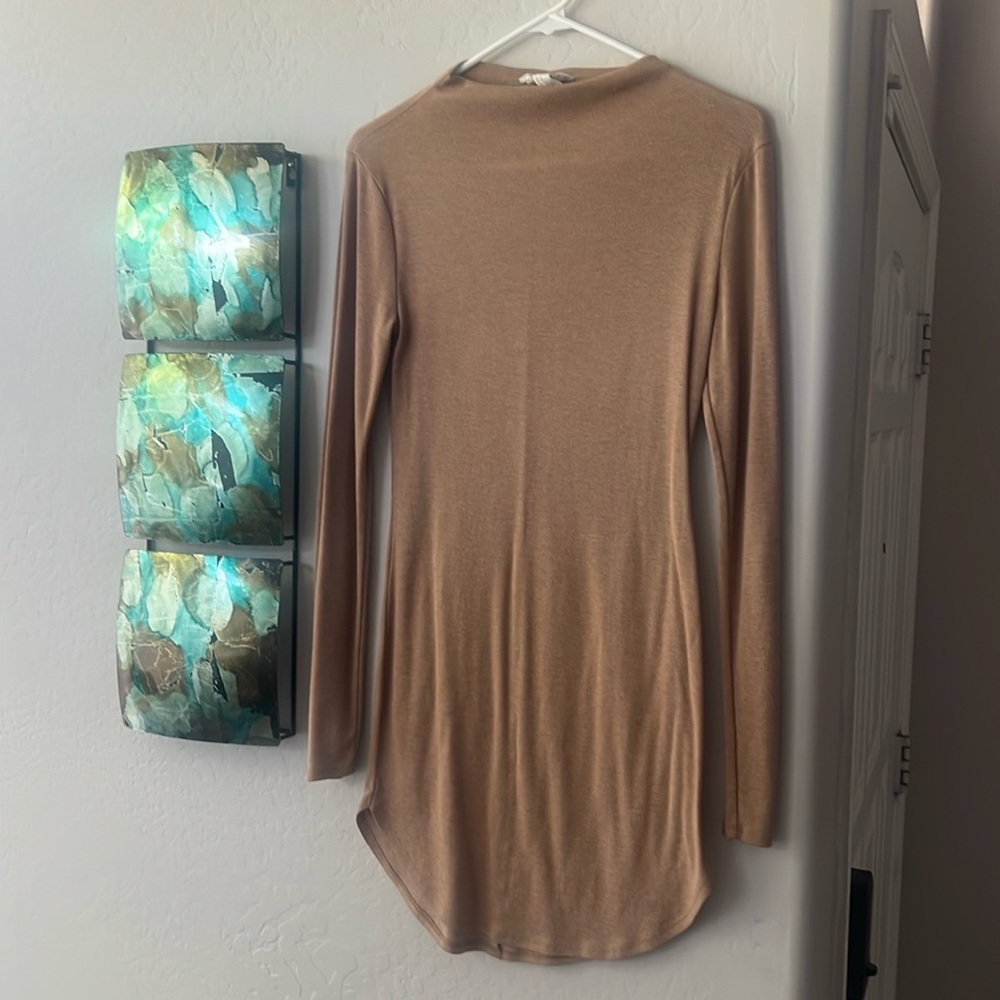 Tan top/shirt dress 🤎🤠